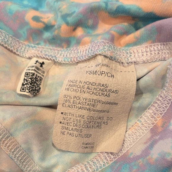 Under Armour Kids Leggings - Pink and Blue Swirl - Picture 2 of 5